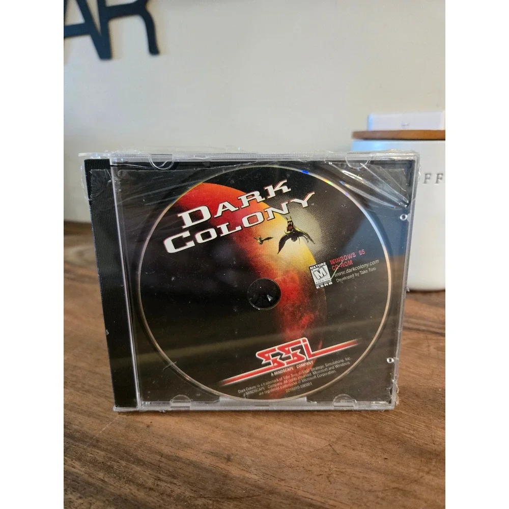 Dark Colony PC CD-ROM 1997 SSI Strategic Simulations Inc Windows 95 Mac RTS Game